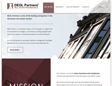 Tablet Screenshot of deol-partners.com